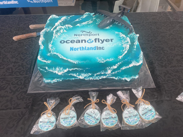 Ocean Flyer Celebration Cake